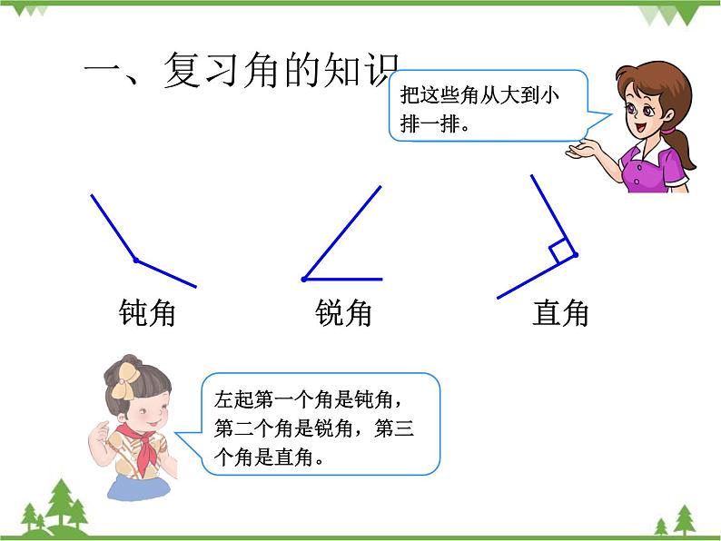 人教版数学二年级上册 9角的认识和时间的认识（课件）03