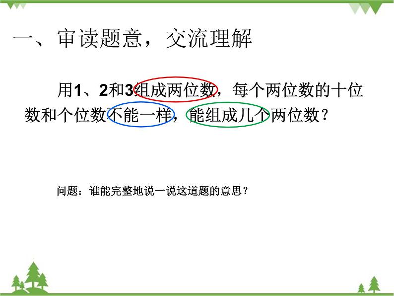 人教版数学二年级上册 八单元排列问题（课件）第3页