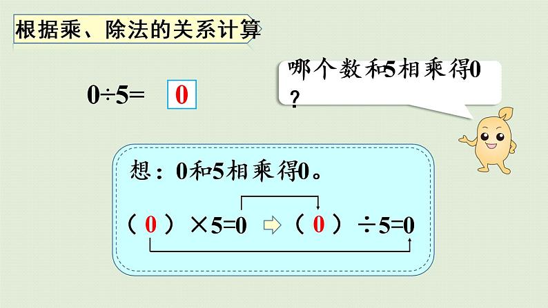 人教版三年级数学下册 2除数是一位数的除法 第7课时  有关0的除法以及商中间有0的除法 课件第8页