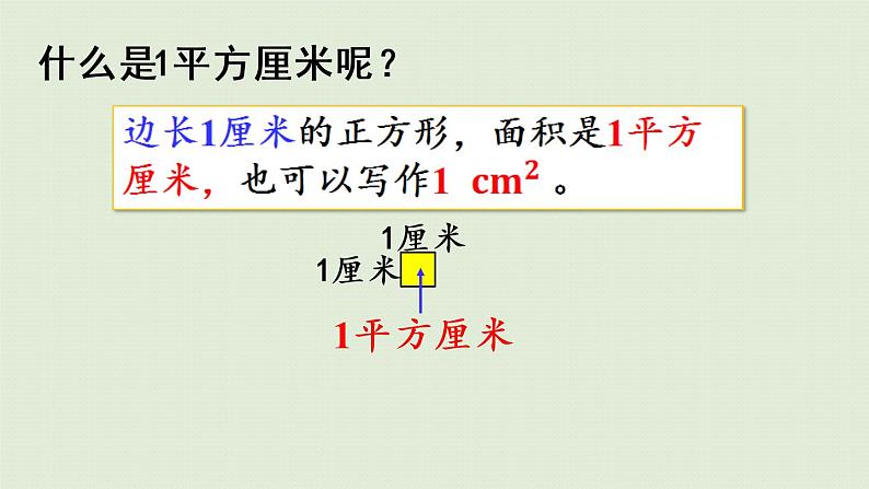 人教版三年级数学下册 5面积 第2课时  认识面积单位 课件07
