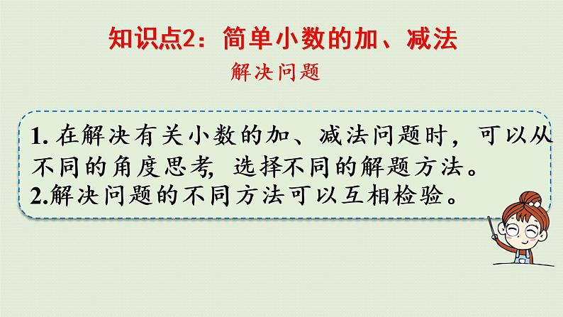 人教版三年级数学下册 7小数的初步认识 整理和复习 课件08