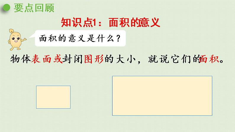 人教版三年级数学下册 5面积 整理和复习 课件03