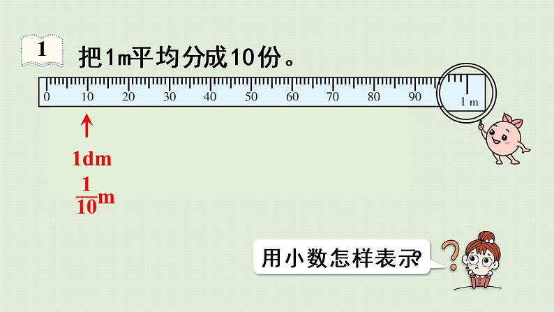 人教版四年级数学下册 4-1-1 小数的意义 课件07