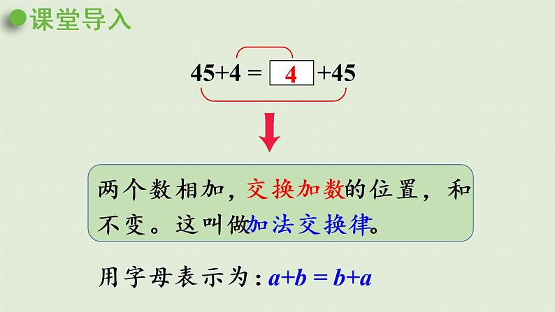 人教版四年级数学下册 6-4 整数加法运算定律推广到小数 课件04