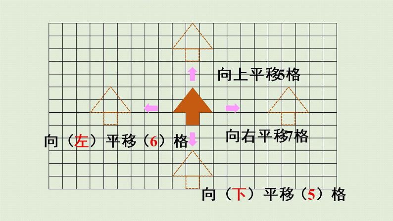 人教版四年级数学下册 7-2 画出平移后的图形 课件08