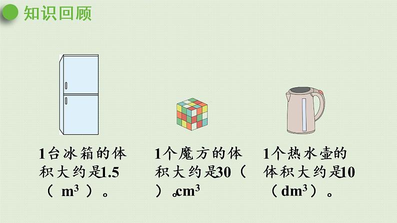 人教版五年级数学下册 3-3-2 长方体、正方体体积公式的推导 课件第4页