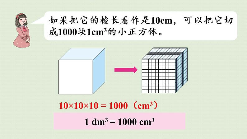 人教版五年级数学下册 3-3-4 体积单位间的进率 课件第6页