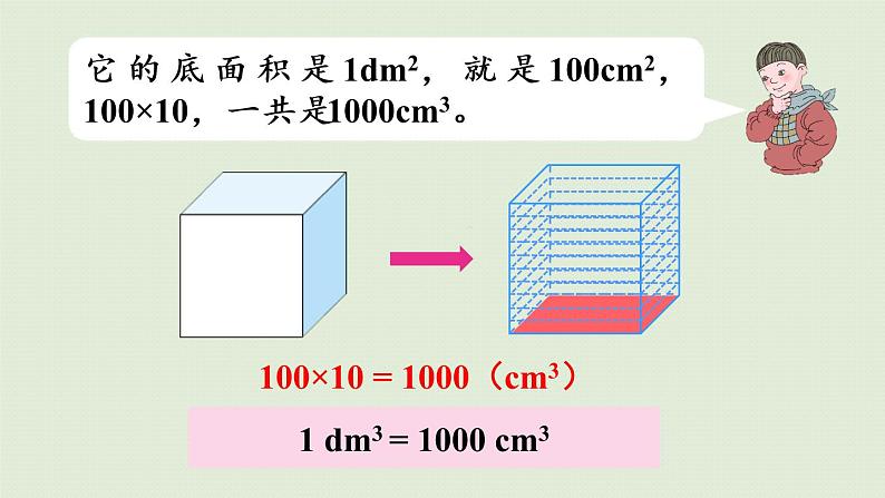 人教版五年级数学下册 3-3-4 体积单位间的进率 课件第7页