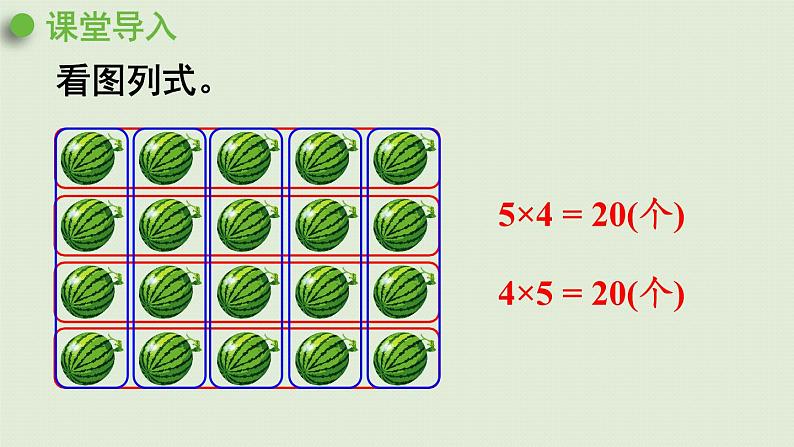人教版四年级数学下册 3运算定律 第4课时  乘法交换律和乘法结合律 课件04