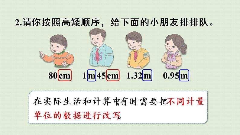 人教版四年级数学下册 4-4-1 低级单位的数改写成高级单位的数 课件第8页