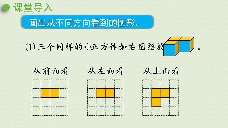 人教版五年级数学下册 1-2 观察物体（2）课件第4页