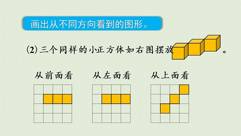 人教版五年级数学下册 1-2 观察物体（2）课件第5页