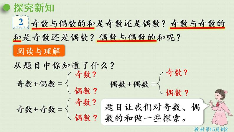 人教版五年级数学下册 2-3-2 探究和的奇偶性 课件05