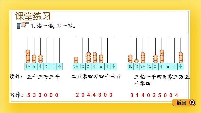 三年级下册数学课件-2.3 万以上数的写法 青岛版（五年制）07