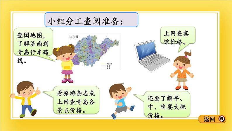 三年级下册数学课件-10.3 全家自驾游 青岛版（五年制）05