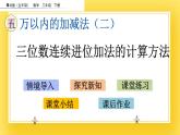 二年級下冊數(shù)學(xué)課件-5.1 三位數(shù)連續(xù)進(jìn)位加法的計(jì)算方法  青島版（五年制）