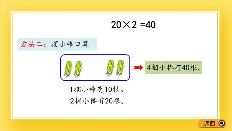 二年级下册数学课件-7.1 整十数乘一位数的口算 青岛版（五年制）07