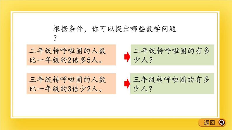 二年级下册数学课件-7.4 比一个数的几倍多（或少）几的计算方法 青岛版（五年制）(共16张PPT)第4页