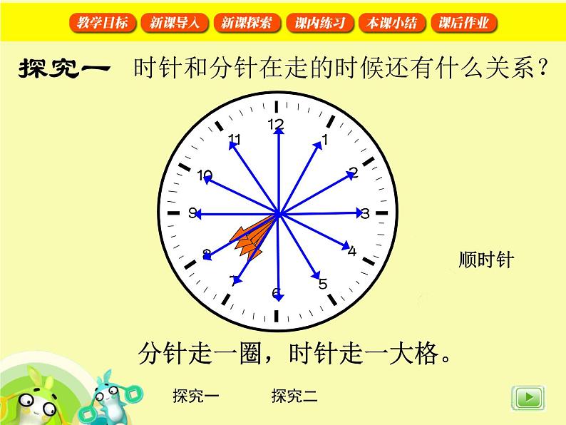 【沪教版五年制】一年级下册第三单元  认识钟表 课件08