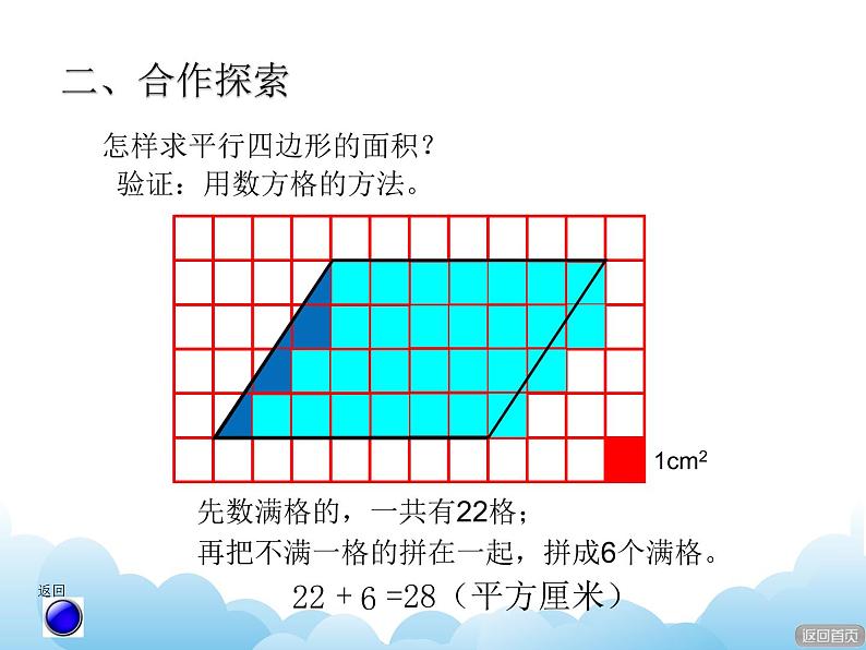 四年级下册数学课件-二 生活中的多边形平行—四边形的面积青岛版05