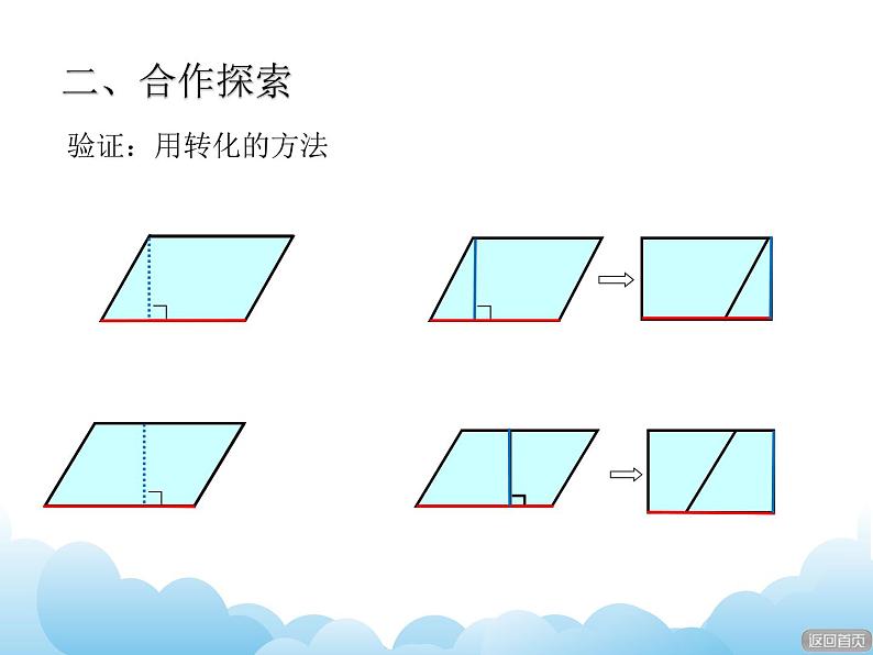 四年级下册数学课件-二 生活中的多边形平行—四边形的面积青岛版07