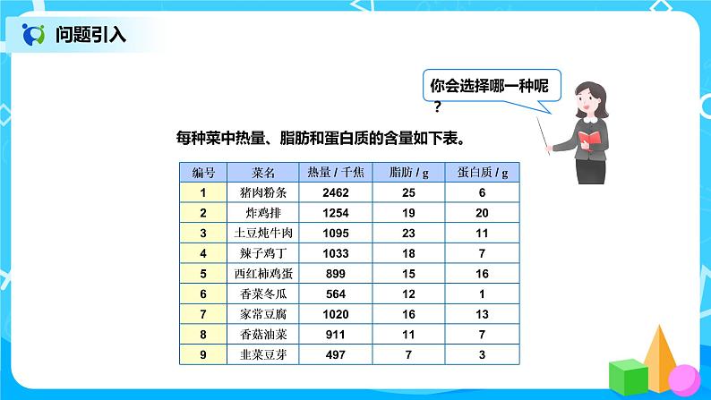 综合实践活动《营养午餐》课件+教案+练习08