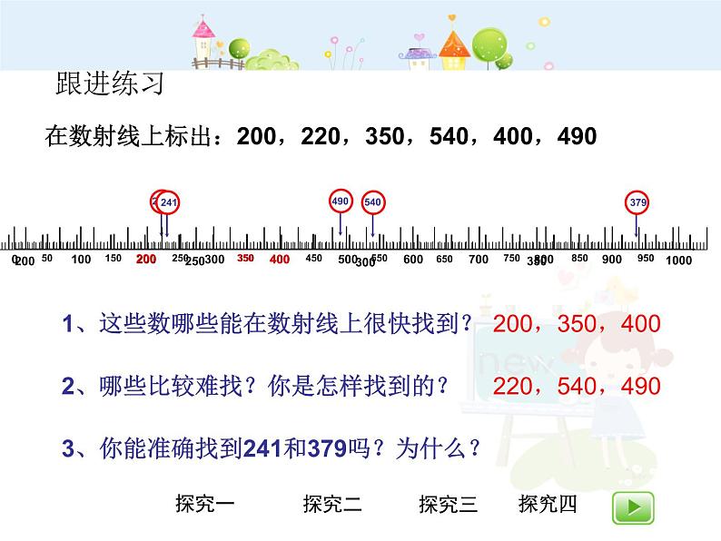 【沪教版五四年制】二年级下册2.3 数射线  课件07