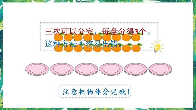 人教版数学二下 1 除法的初步认识 第2课时 按指定的份数平均分 课件05