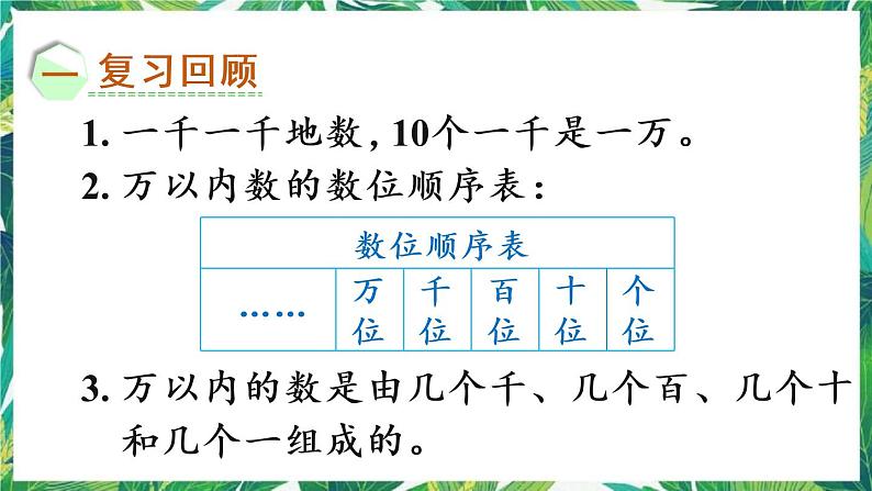 人教版数学二下 7 万以内数的认识 练习十七 课件02