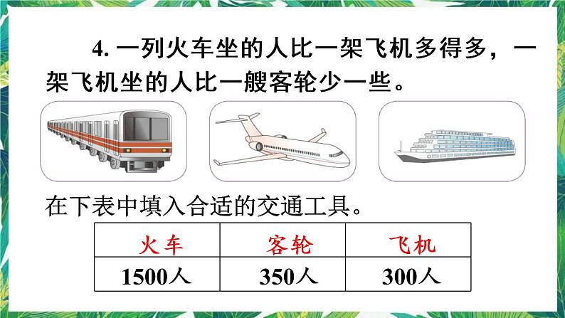 人教版数学二下 7 万以内数的认识 练习十八 课件06