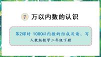 人教版二年级下册7 万以内数的认识10000以内数的认识集体备课ppt课件