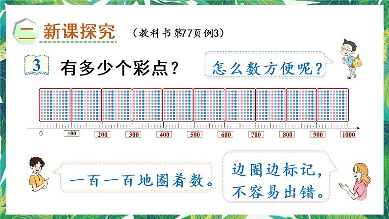 人教版数学二下 7 万以内数的认识 第3课时 用算盘记数 课件第3页