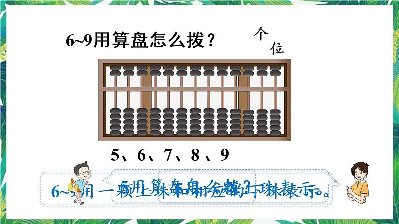 人教版数学二下 7 万以内数的认识 第3课时 用算盘记数 课件第8页