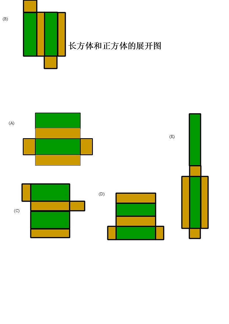 【沪教版五年制】五年级下册第四单元 长方体和正方体的展开图 教案第1页