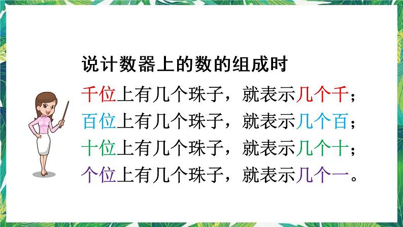 人教版数学二下 7 万以内数的认识 第6课时 万以内数的读法 课件05