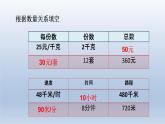 西师大版四年级数学上册 九 常见数量关系的整理与复习（课件）