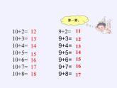 人教版小学数学 8、7、6加几(1)课件