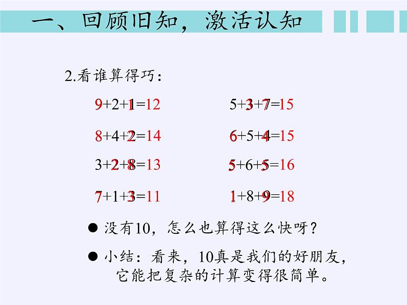 人教版小学数学 9加几(15)课件第3页