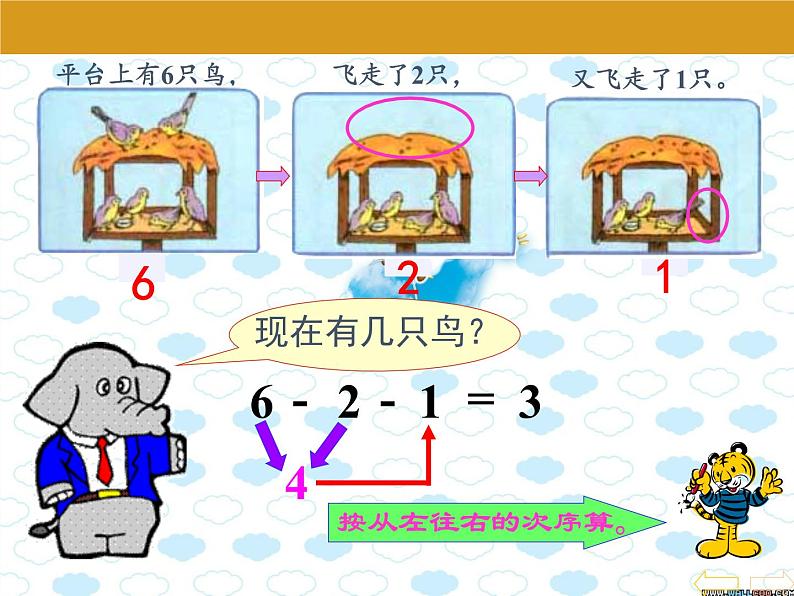 人教版小学数学 加减混合(3)课件第3页