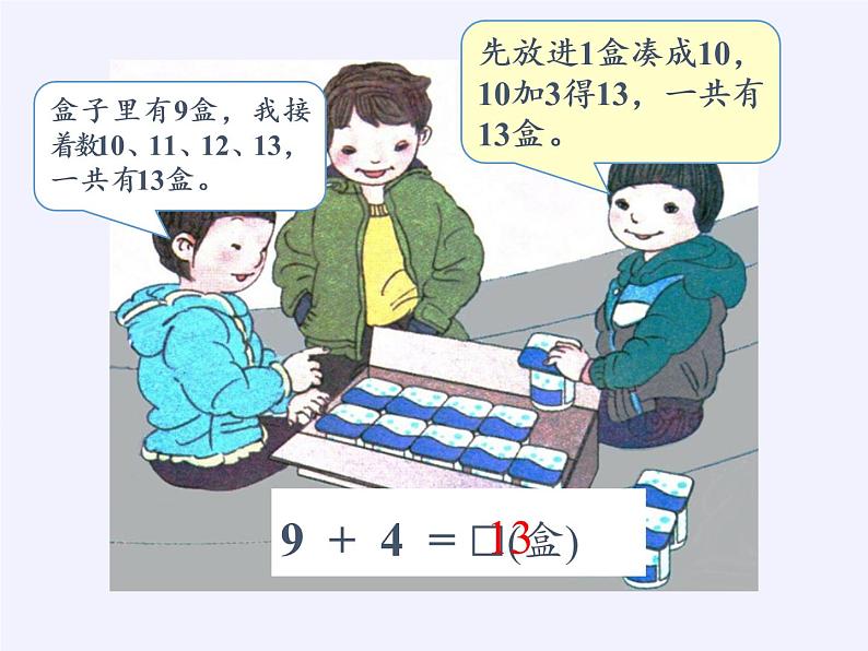 人教版小学数学 9加几(8)课件第7页