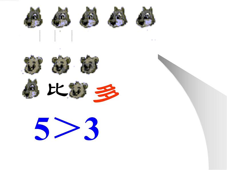 人教版一年级数学上册 1.2 比多少(16)课件第5页