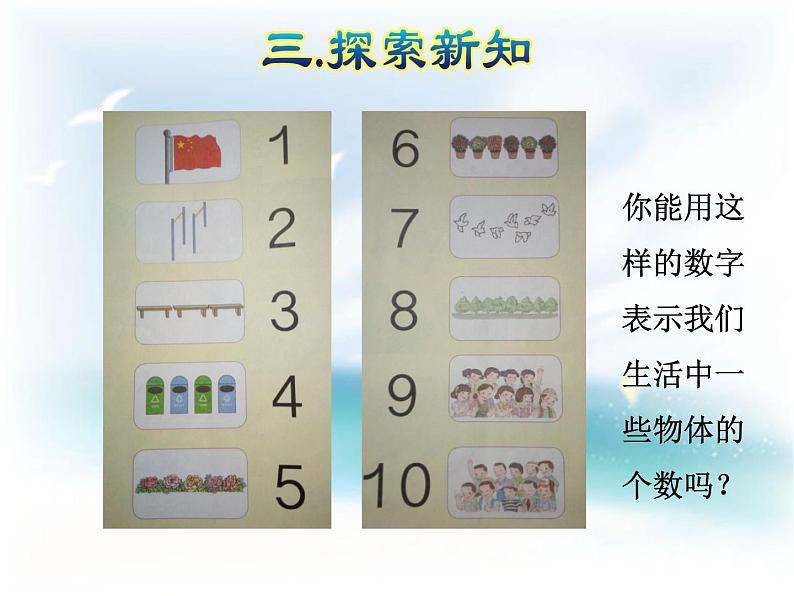 人教版一年级数学上册 1.1 数一数准备课课件第4页