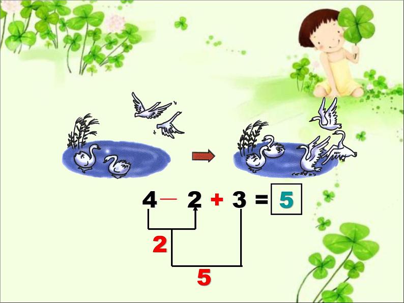 人教版一年级数学上册 《加减混合》2课件第6页