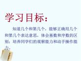 人教版一年级数学上册 3.3 第几 (2)课件