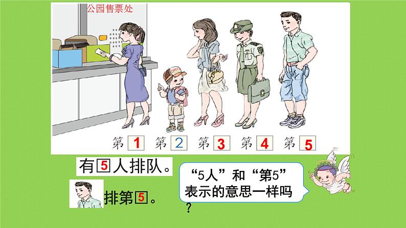 人教版一年级数学上册 3.3 第几(3)课件第5页