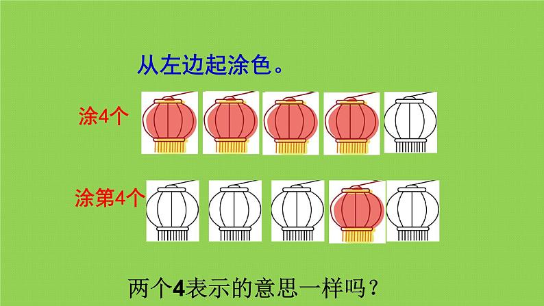 人教版一年级数学上册 3.3 第几(3)课件第6页