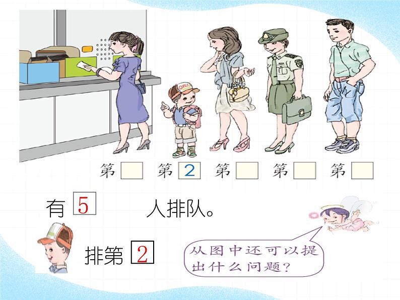 人教版一年级数学上册 3.3 几和第几课件第3页