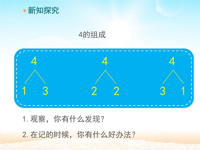 人教版一年级数学上册 3.4 分与合(5)课件第6页