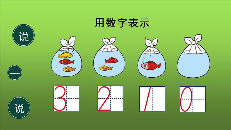 人教版一年级数学上册 3.7 0的认识(1)课件第6页