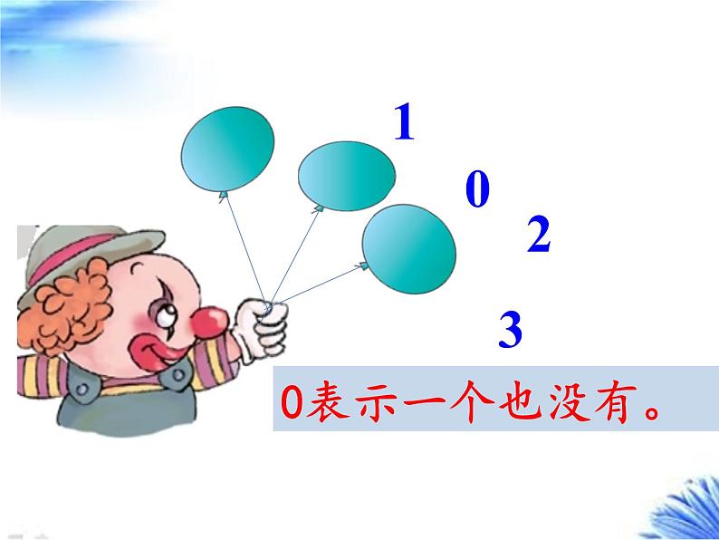 人教版一年级数学上册 3.7 0的认识课件05